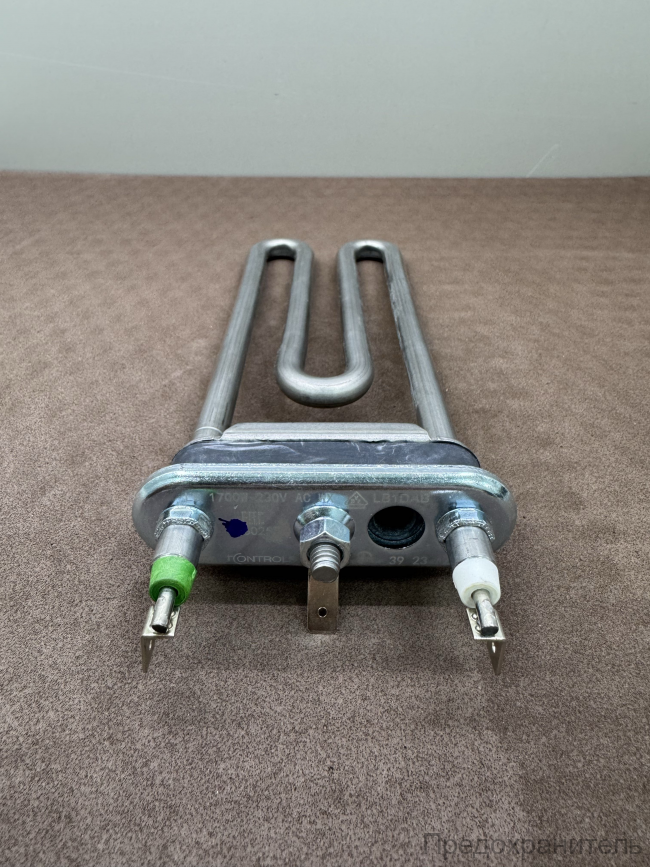 ТЭН 1700W прям L170 K2 с отверстием Италия