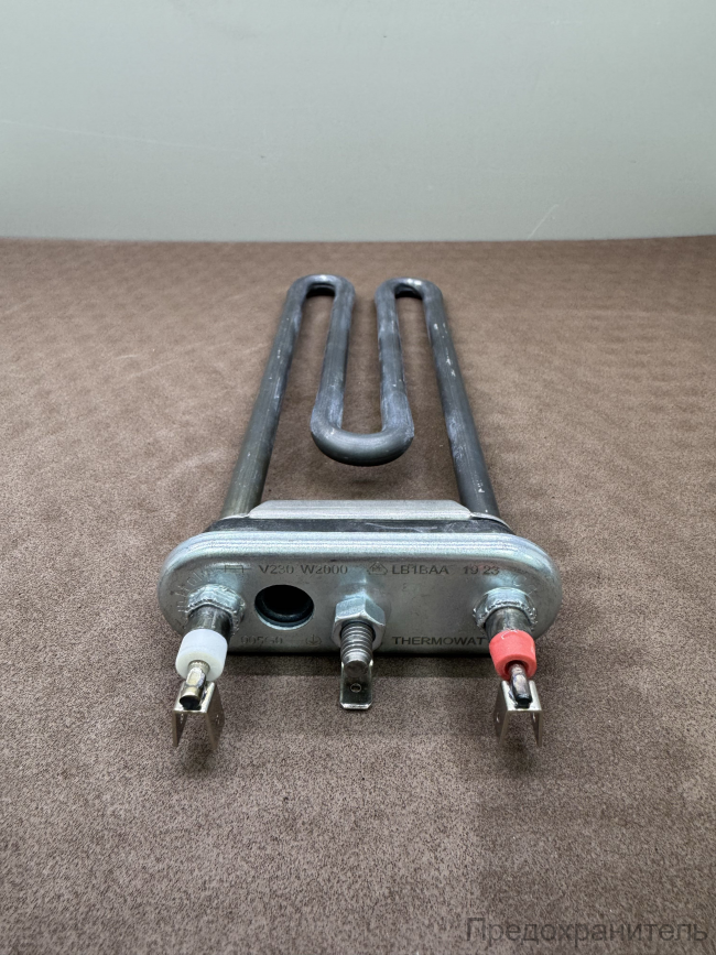 ТЭН 2000W прям L205 R12, M140 F29 K4 с отверстием BOSCH